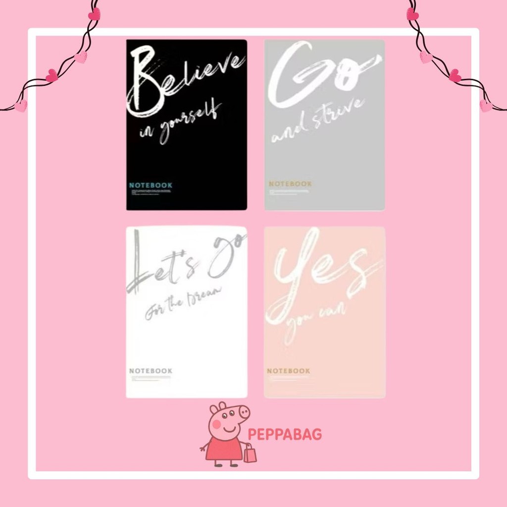 

Notebook A5 Buku Diary Aesthetic Buku Jurnal Buku Catatan Buku Note Kartun Tulisan Estetik - ES0404