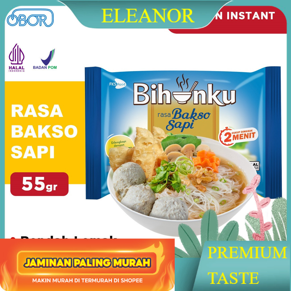 

Bihunku Bakso Sapi 55 gr | Bihun Instant | ELEANOR