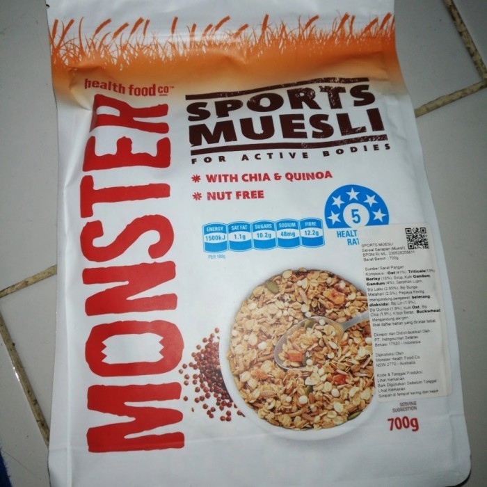 Monster Muesli Sport Muesli / Sereal Muesli Monster Sport 700gr