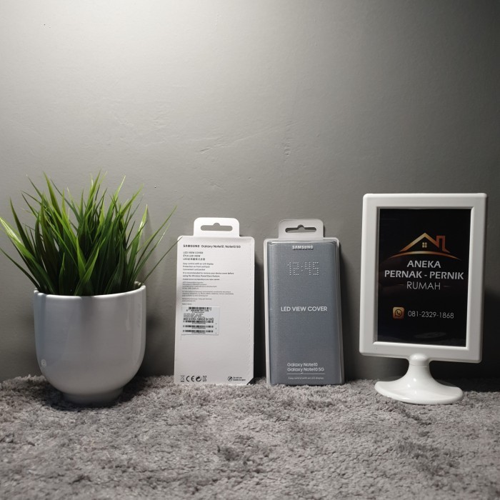 Case Casing Samsung Galaxy Note 10 Original Flip LED View Cover