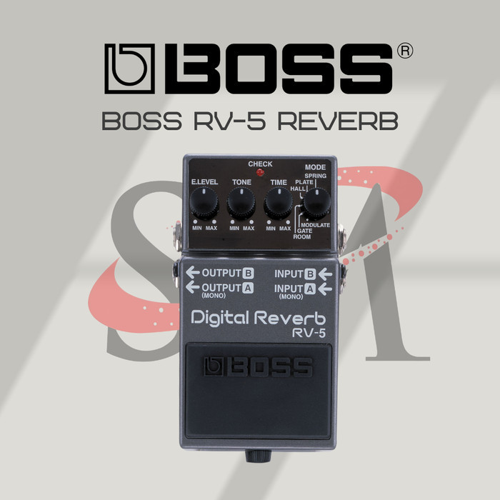 Boss Rv-5 / Efek Gitar Boss Reverb Rv-5