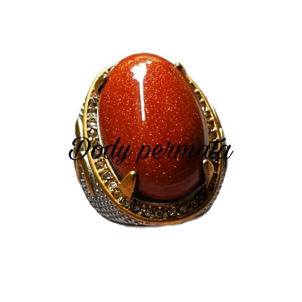 Batu akik pasir intan emas jumbo