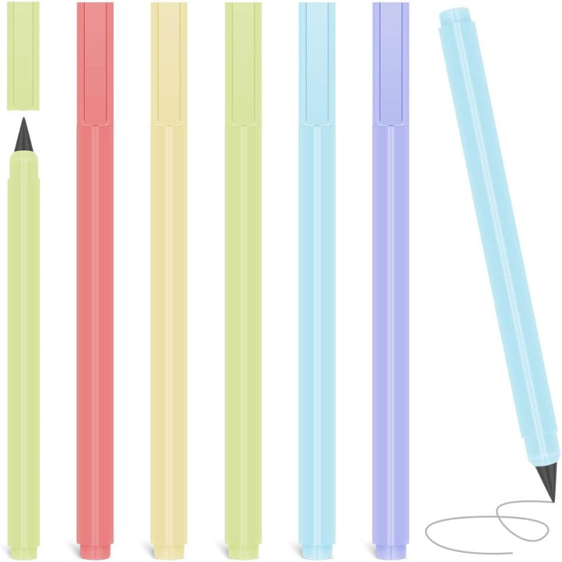 

60 Pcs Unlimited Writing No Ink HB Eternal Pencil, Sketch Painting Pencil, Gift for Kid Stationery, School Office Stationery