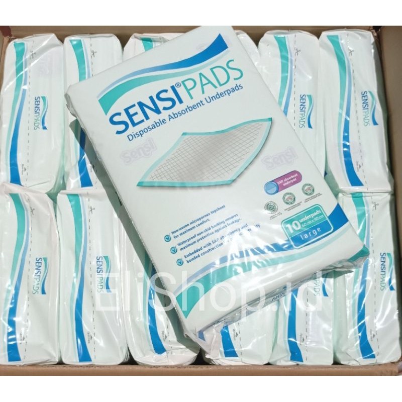 1 Lembar Top dan SENSI UNDERPAD/ PERLAK/ SENSIPADS/ UNDERPAD SENSI