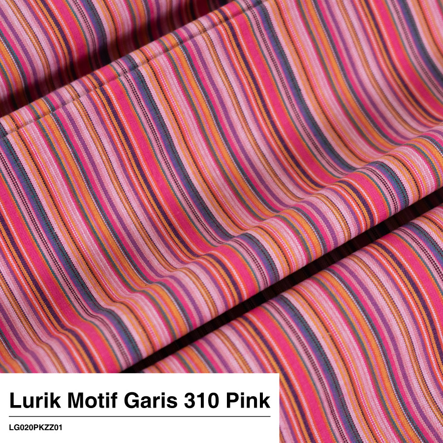 Kain Lurik Prasojo Garis 310 Pink