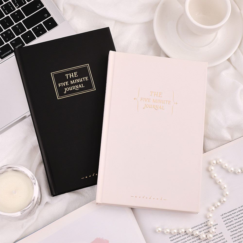 

48 sheets piring Daily Gratitude Journal Cardboard Cover 5-Minute Reflection Empowering Affirmation Companion Undated Planner