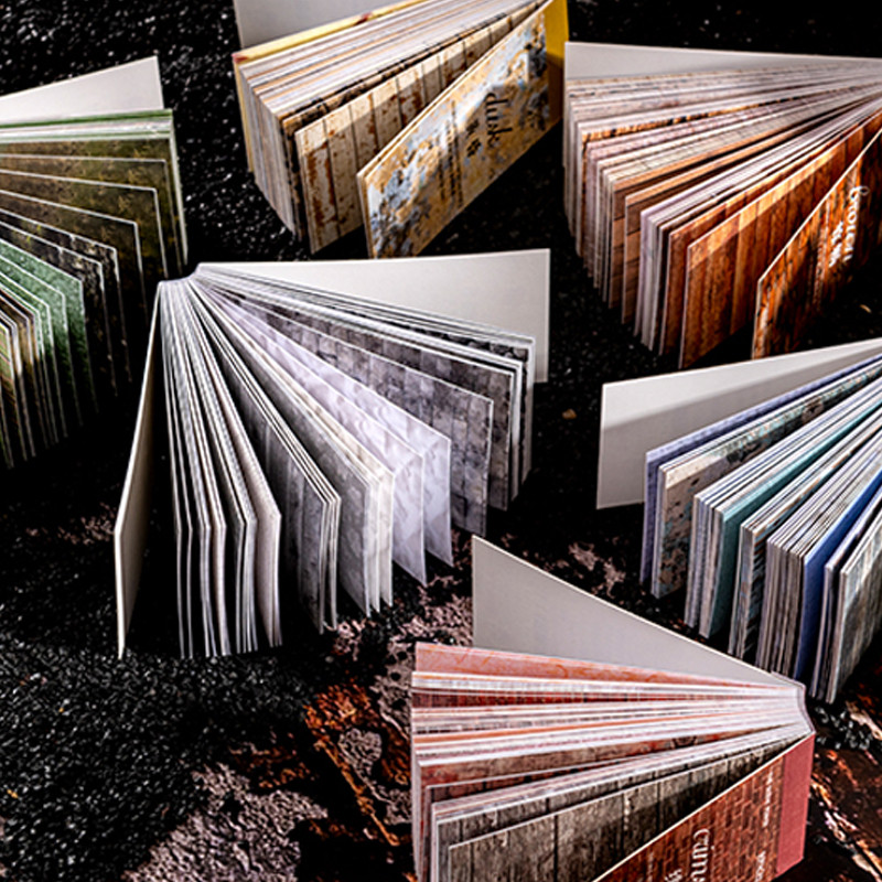 

Mr Paper 150sheets/bag The Nature Artist Series Mini Long Strip Material Book Vintage Material Paper stationery