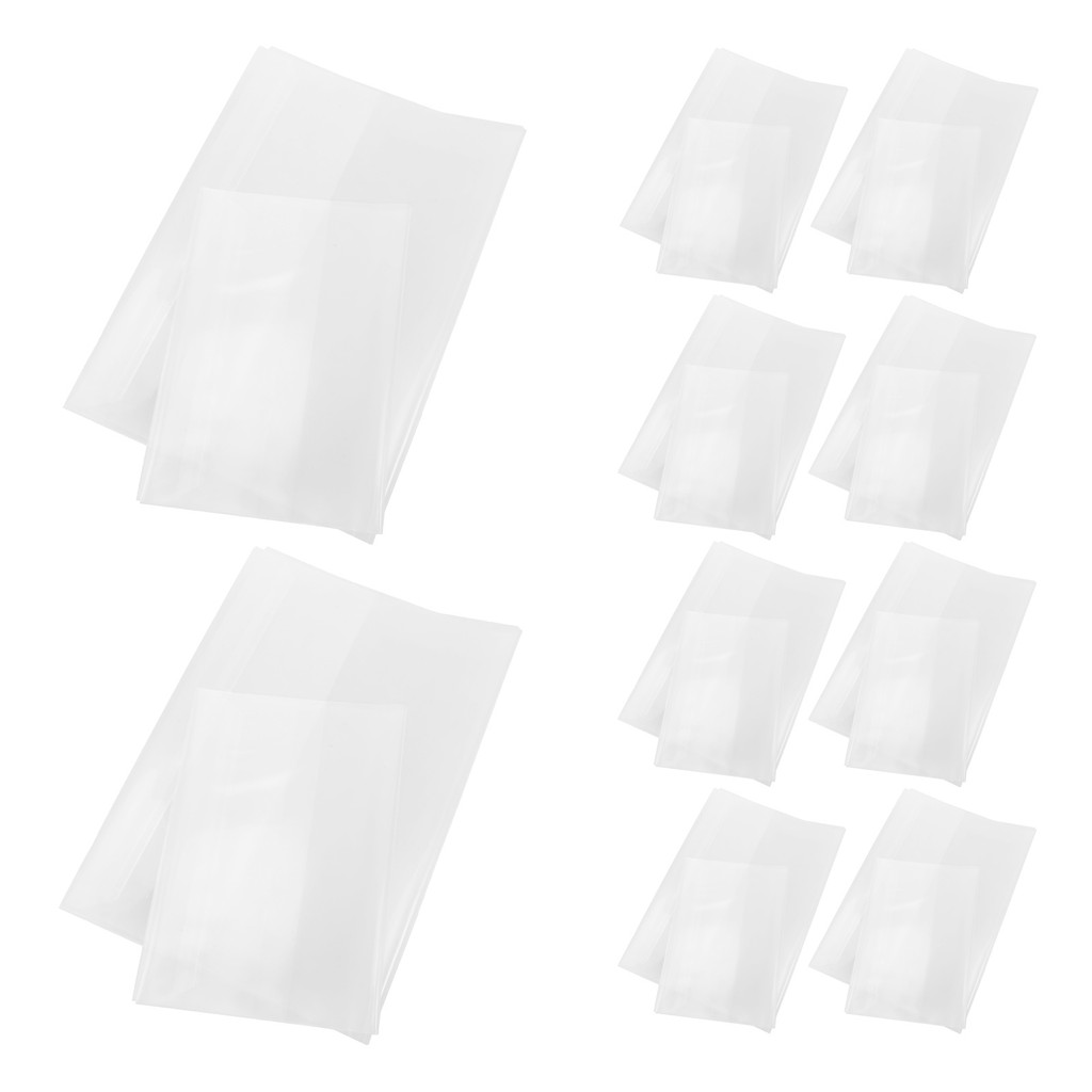 

20 Pcs Waterproof Book Protectors Transparent Cover Protection Sleeve Paper Bag Corner