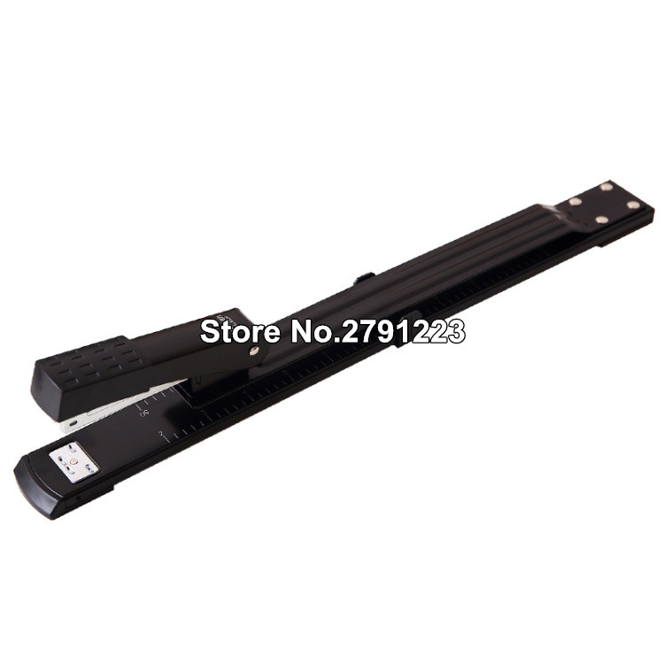 

Black make repair book stapler long arm stapler binding machine manual metal stapler