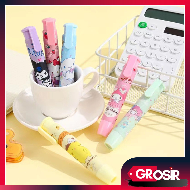 

Grosir - S5828 Penghapus Pensil Mekanik Motif Karakter Lucu / Mechanical Eraser / Penghapus Bentuk Lipstick / Hapusan Eraser Lipstik