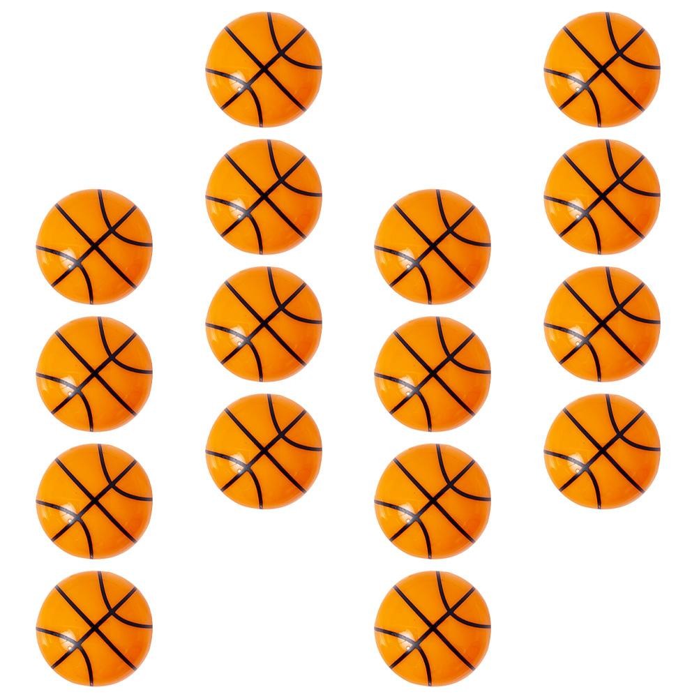 

16 Pcs Kids Basketball Pencil Sharpener Adorable Crystal Universal Pocket Small Orange Students for Child