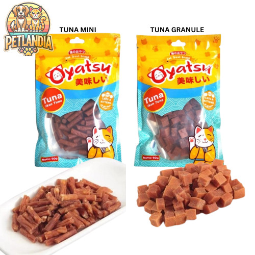 SNACK KUCING OYATSU TUNA MINI AND GRANULE - CEMILAN LEMBUT KUCING - CAT SNACK