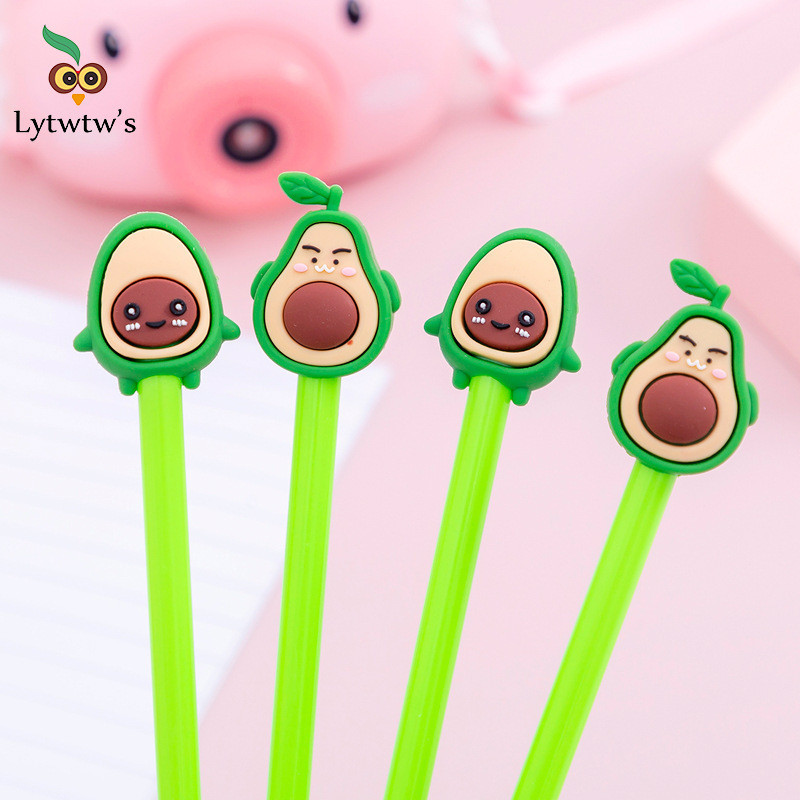 

Cute Kawaii Avocado Fruit Gel Pen Stationery Office School Supplies Kids Gifts Sweet Lovely Pretty Creative