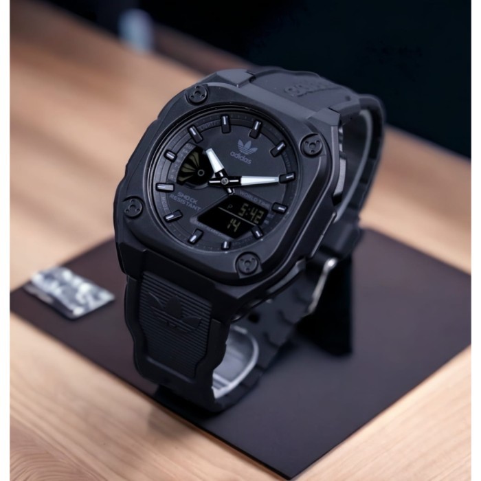 "V.NLN" - TERBARU Jam Tangan Pria Sporty Digital Anti Air ADIDAS - Hitam