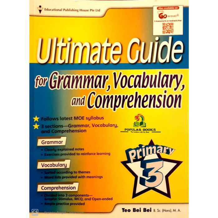 

Ultimate Guide for Grammar, Vocabulary, and Comprehension - Primary 1