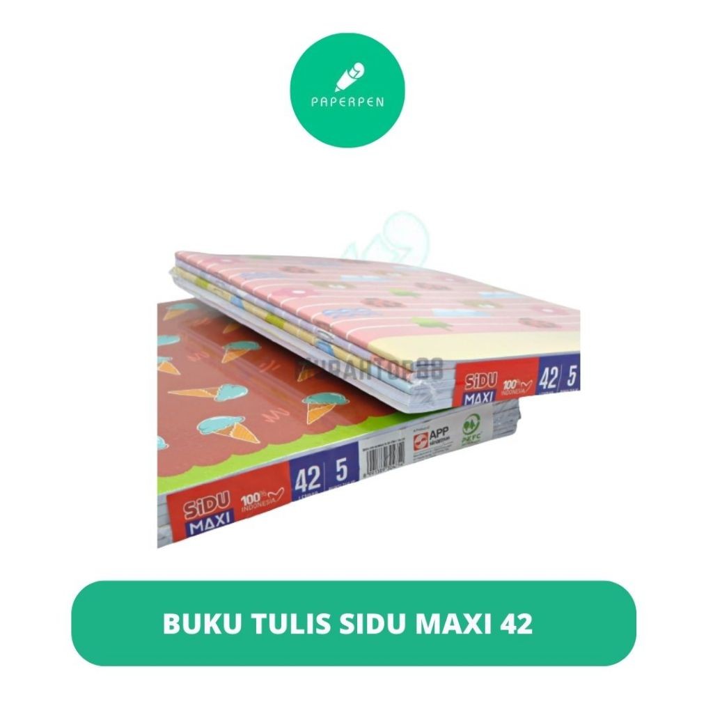 

(PAK) BUKU TULIS SIDU MAXI 42 LEMBAR ISI 5PCS/BUKU SIDU/BUKU TULIS BOXY