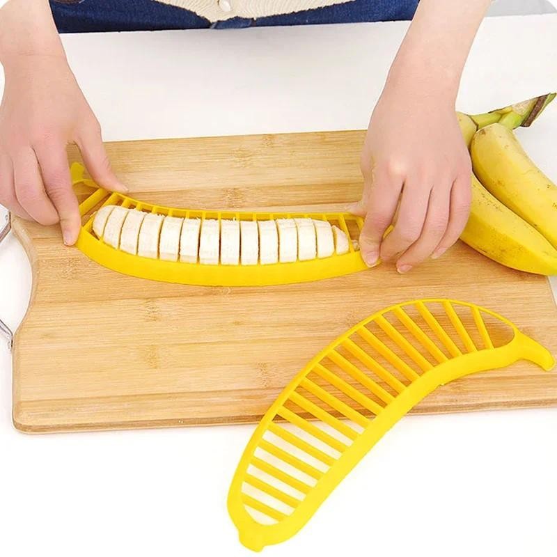 

Creative banana slicer cutter for fruit banana knife fruit slicer fruit salad essential