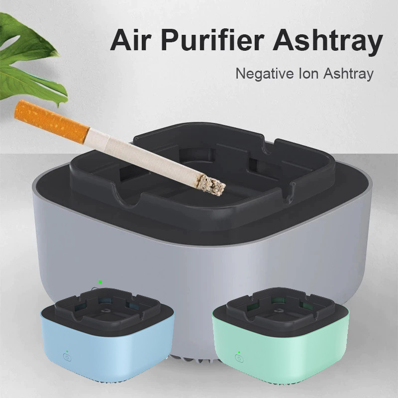 Asbak Rokok Penghisap Asap Portable 3v