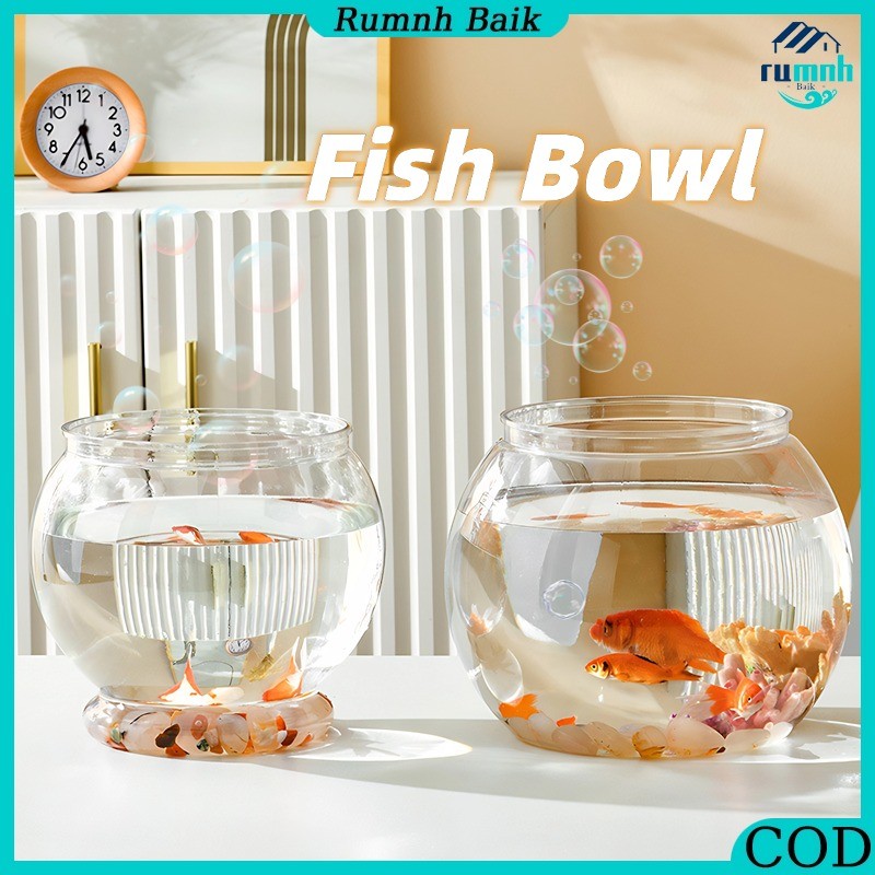 NEW Aquarium Dinding  Bulat Besar / Vas Bunga Tanaman Hias