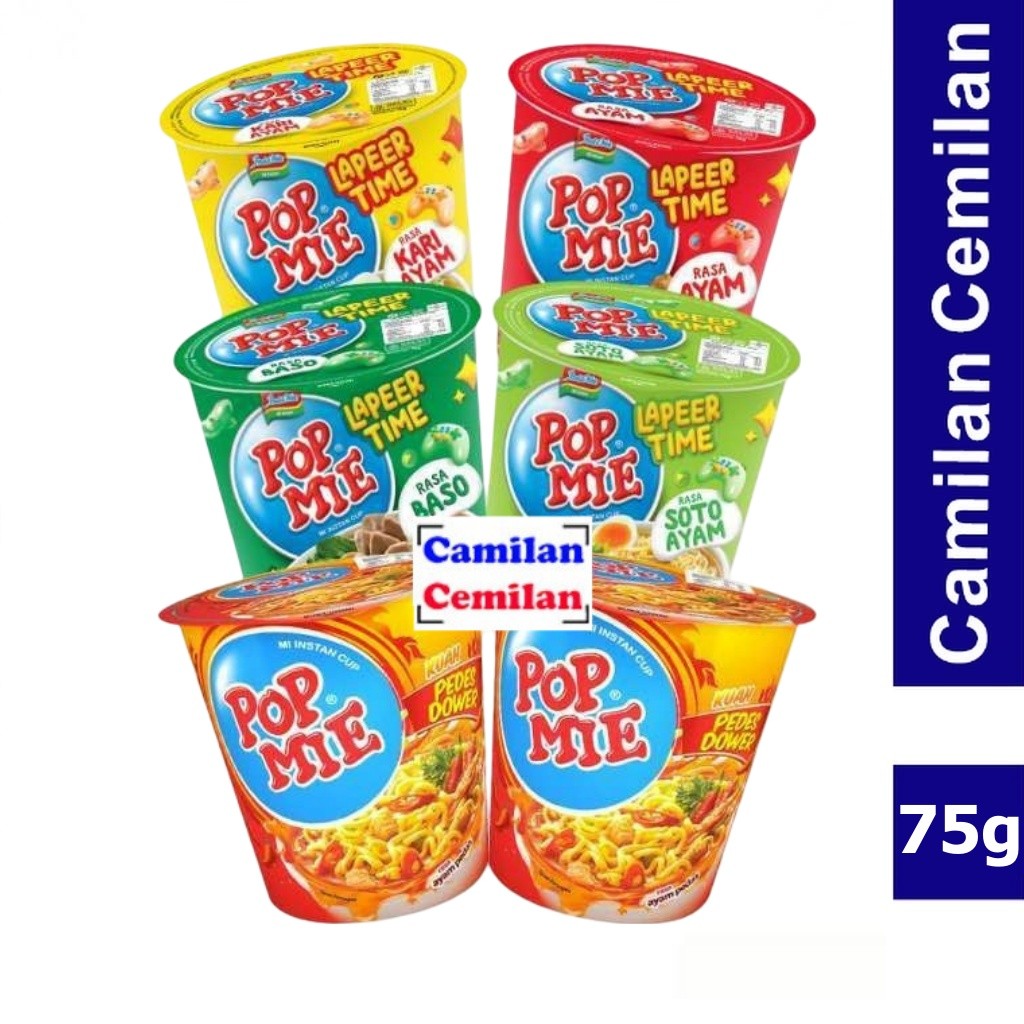 

Pop Mie Instant Cup Lapeer Time 75 gr