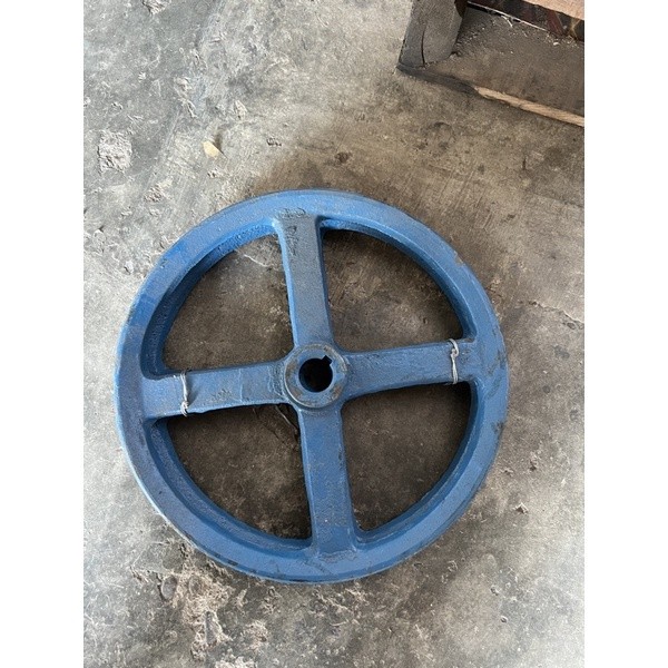 

B1X12x1 Pully besi Poli puli mesin komben padi 12inci B1*12*1 amplas