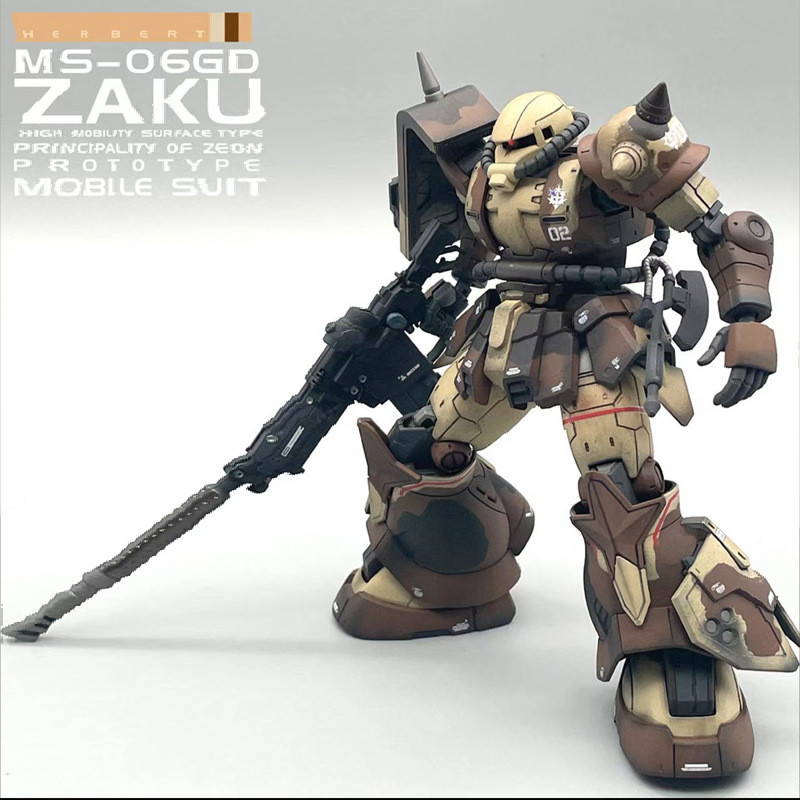 Weimei Wm Hg 1/144 Zaku Type Egba Assembly Model Kit Ms-06gd High Mobility Surface Action Figure Pla