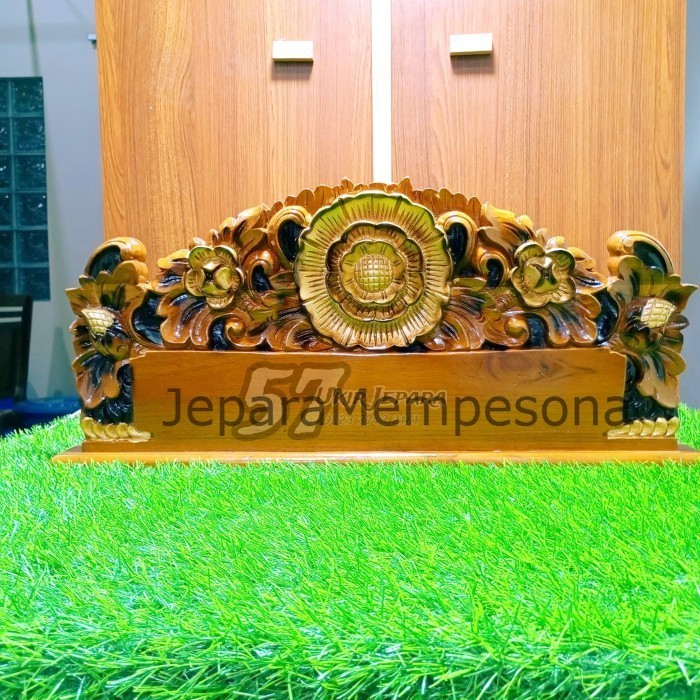 Papan Nama Full Ukiran - Papan Nama Bahan Kayu Jati Ukiran Jepara - finishing