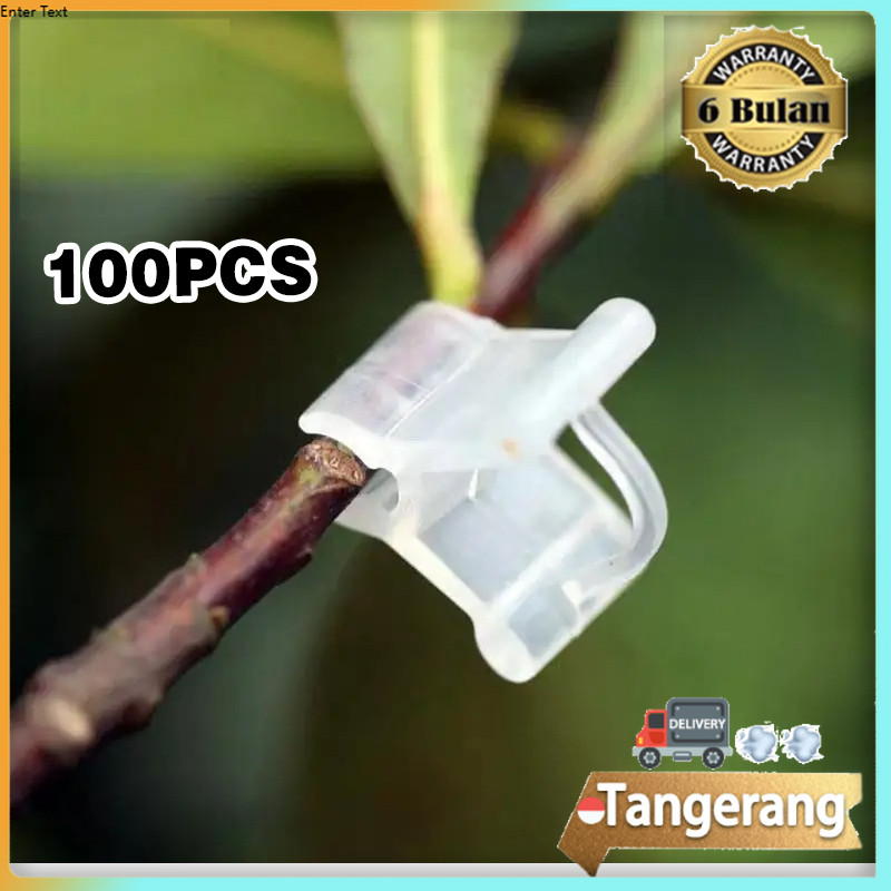 100pcs Grafting Clip Klip Sambung Pucuk Penjepit Okulasi Penyambung Tanaman