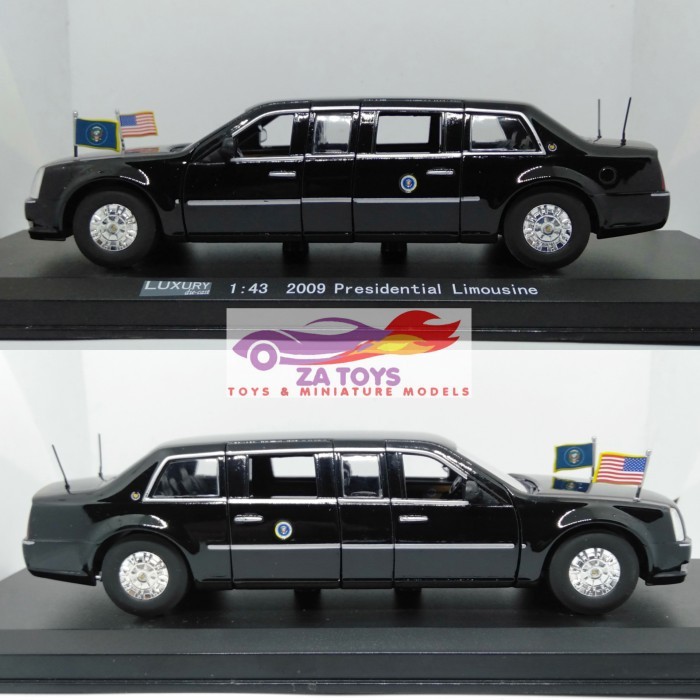 Pee99 Diecast Cadillac Presidential Limousine 2009 The Beast by Luxury Models Skala 1:43