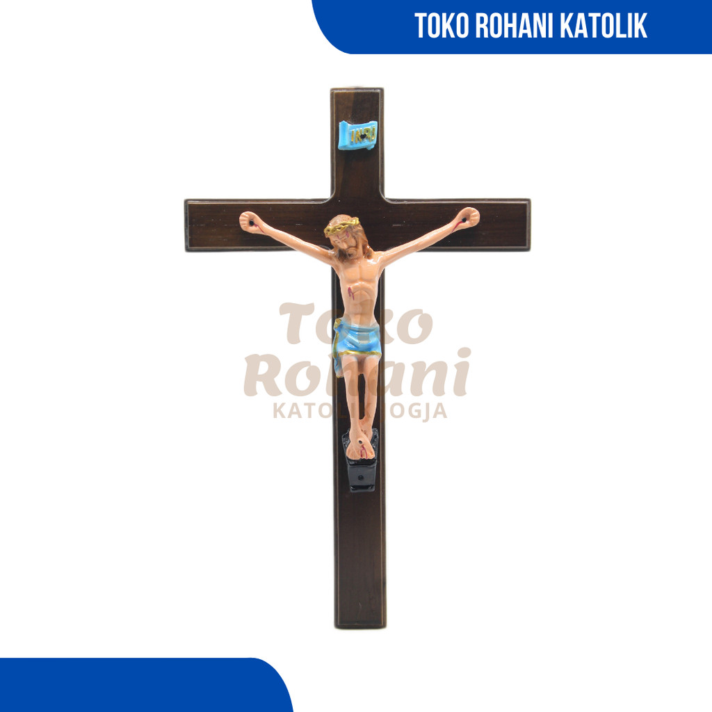 SALIB GANTUNG KATOLIK 30 CM (KARUNIA) / SALIB KATOLIK / SALIB DINDING KATOLIK