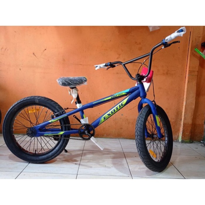 Sepeda JUNIOR BIKE BMX 20 inch EXOTIC ET-9982 TRX 2.125 - Biru