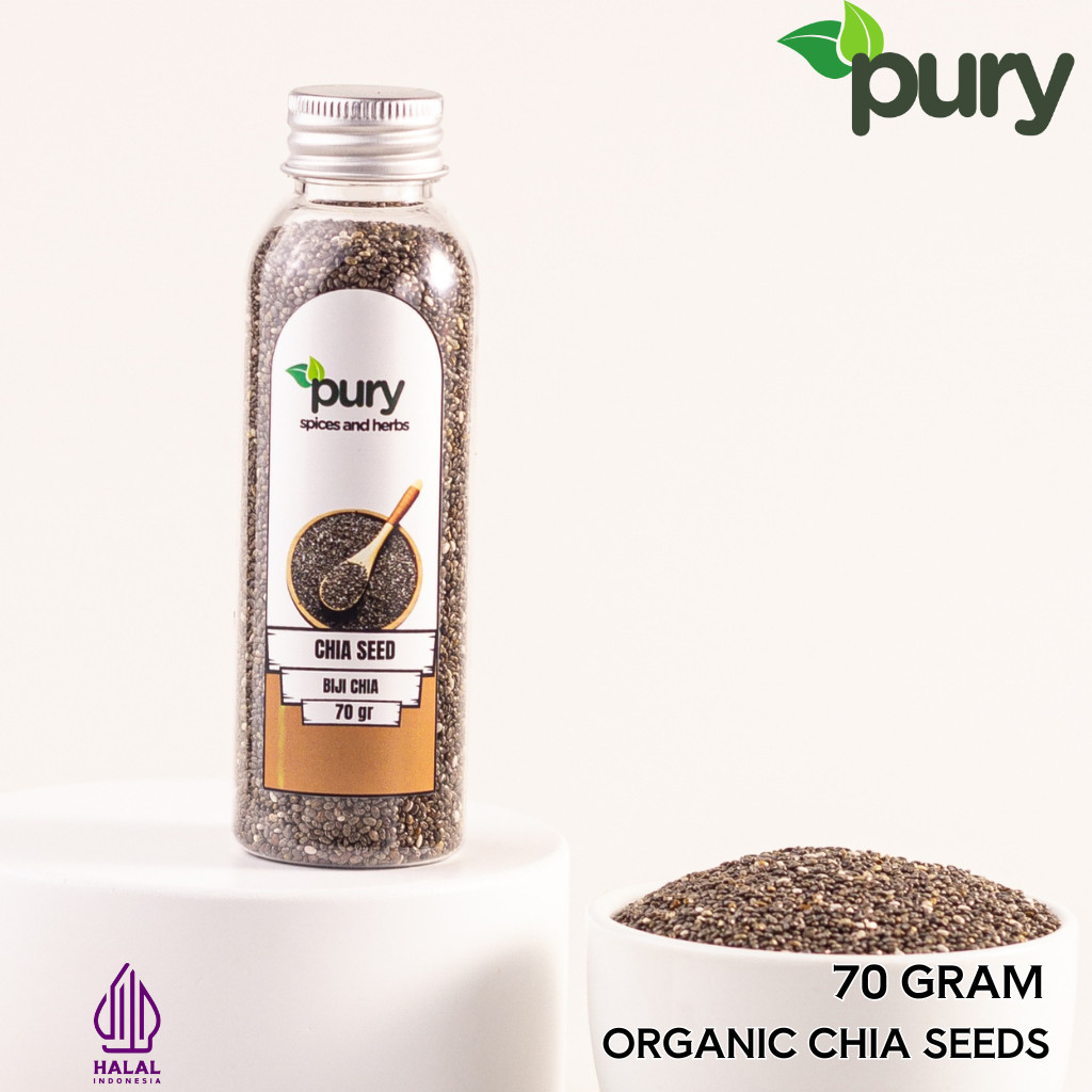 

Chia Seed 100 gram Kaya Serat dan Anti Inflamasi Redakan Asam Lambung
