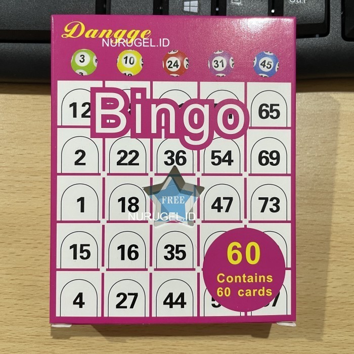 Bingo Card / Kartu Bingo 60 pcs