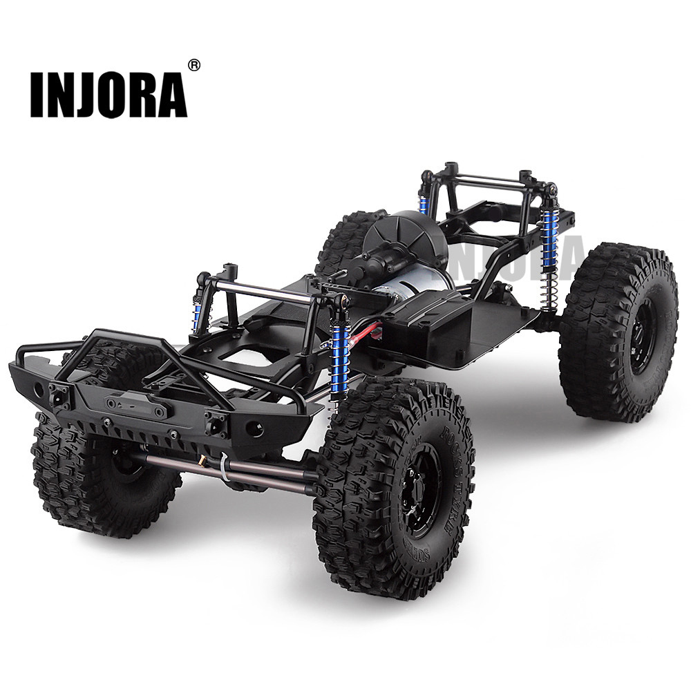 INJORA 313mm 12.3" Wheelbase Assembled Frame Chassis for 1/10 RC Crawler Car SCX10 SCX10 II 90046 90