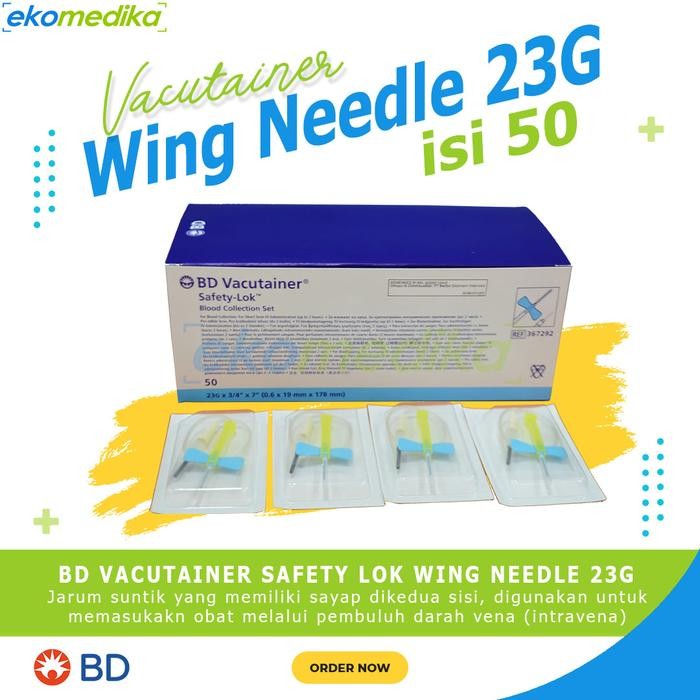 BD Vacutainer Needle Wing No.23G | BD Needle Wing 23G - WING 23G
