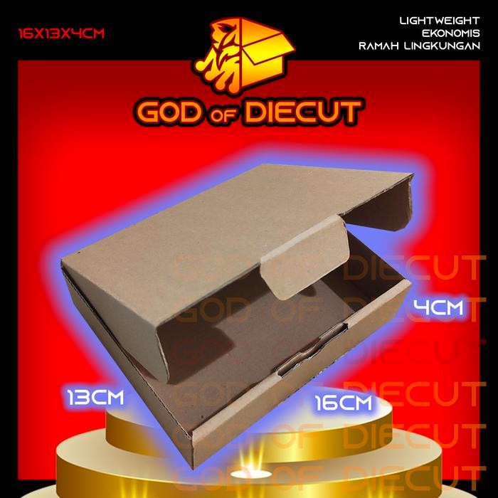 

KARDUS DIECUT 16x13x4 CM - Karton Kotak Packaging Packing Box Pizza