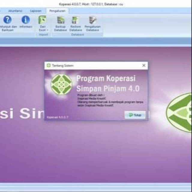 Program aplikasi software Koperasi V.4.0 Full Unlimited Keygen