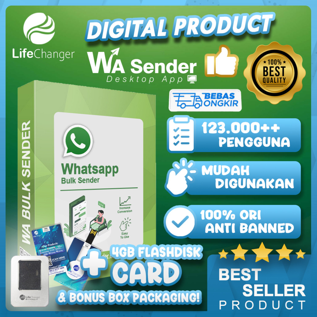 WA Sender Bot Master Whatsapp Blast Support Windows