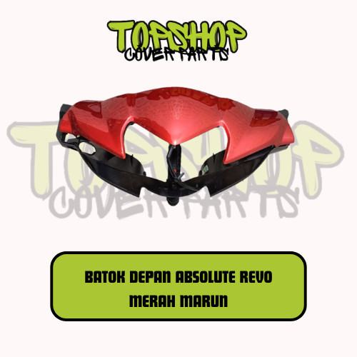 Win - Batok Kepala Depan Absolute Revo Merah Marun