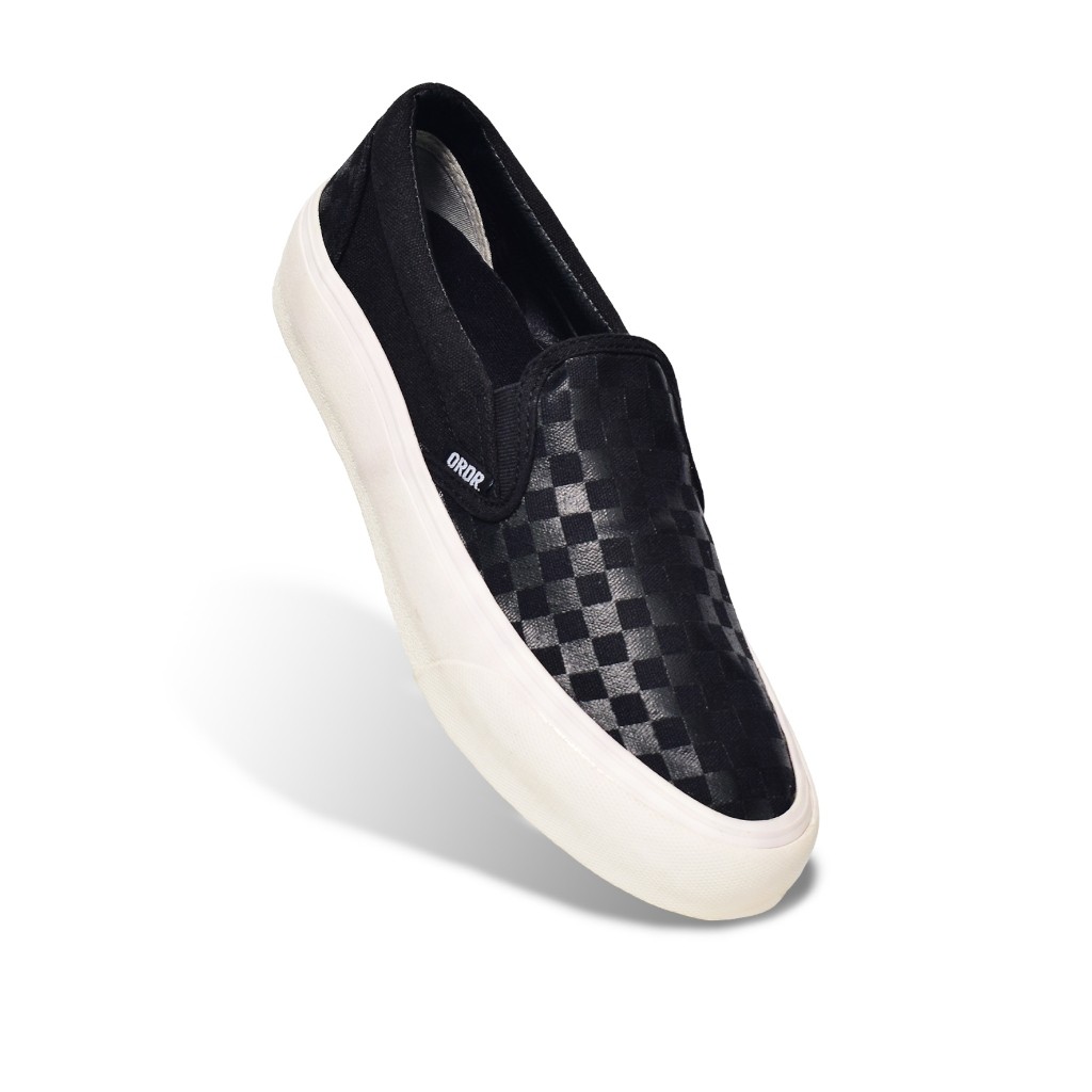 ORDR Footwear - Forma CB Black On Black Shoes Vulcanized Sepatu Sneakers Sepatu Pria Wanita