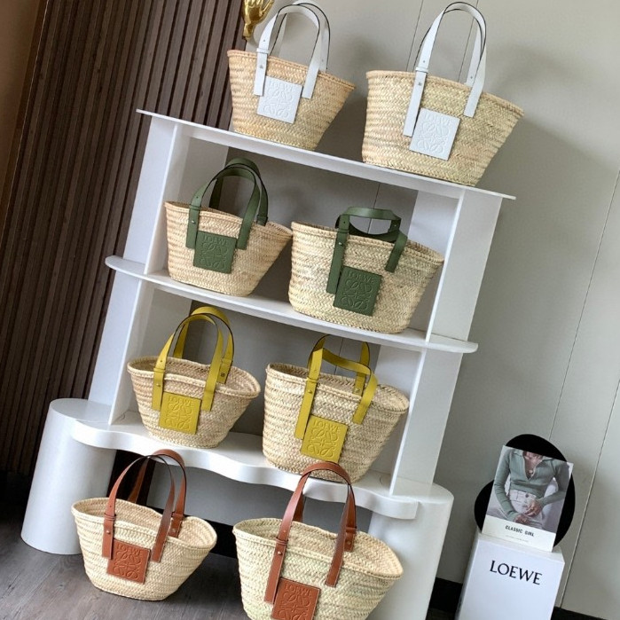 Pre Order L Tas Tangan Keranjang Tradisional Anyaman Tangan Klasik Dan Pegangan Jinjing Ukuran Small