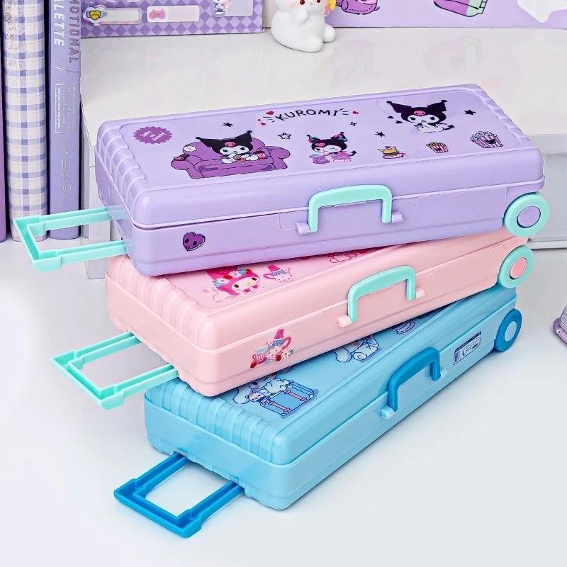 

Kotak Pensil Kuromi Model Koper Alat Tulis Kotak Pensil Sanrio Dua Sisi Kapasitas Besar Dgn Stiker