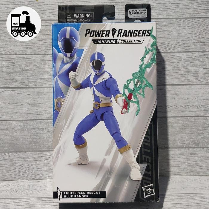 XCMH Hasbro Power Ranger Lightning Collection - RPM  RANGER FIGURE - Biru