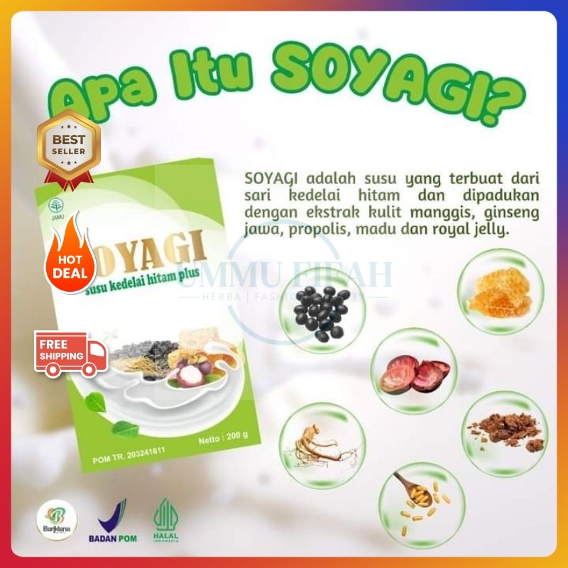 

SOYAGI SUSU KEDELAI HITAM PLUS HERBA / SUSU DIET HERBAL