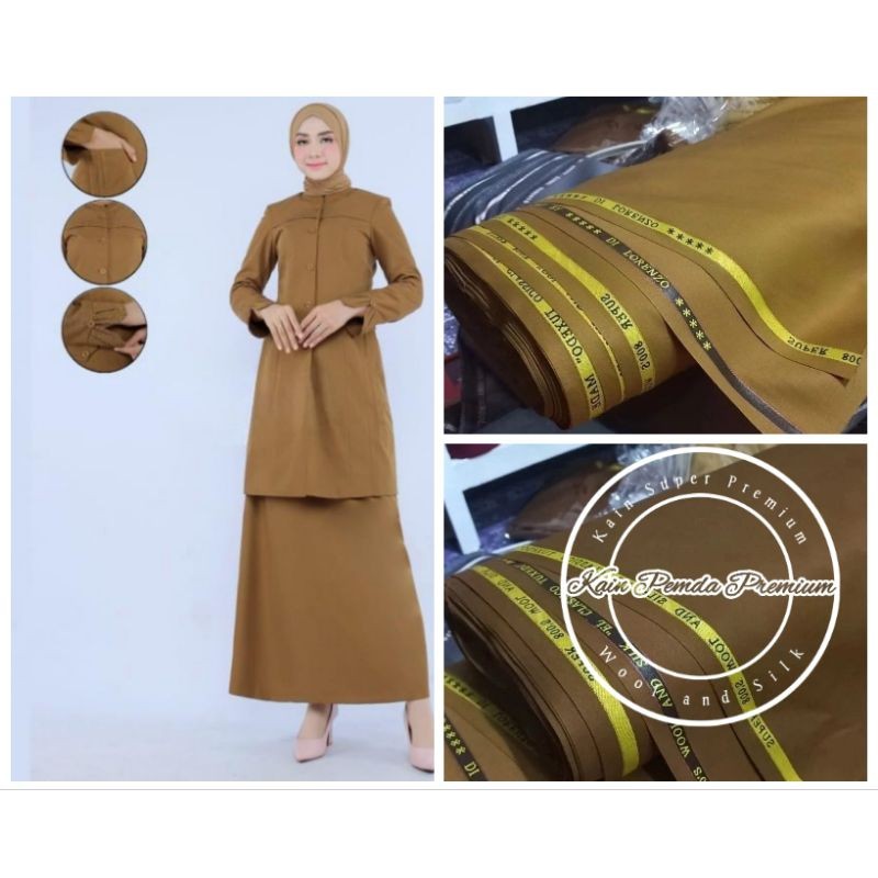 Kain bahan seragam pemda kain seragam pemda pns asn kain setelan guru honorer