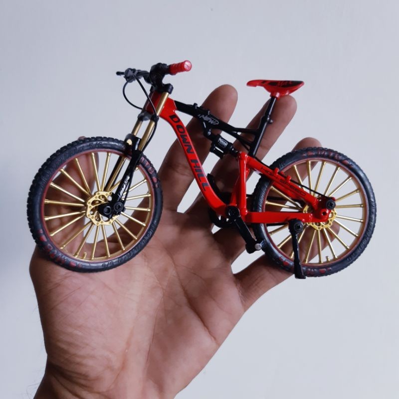 Diecast Sepeda Gunung Alloy Mainan Miniatur Mountain Bike MTB Bicycle