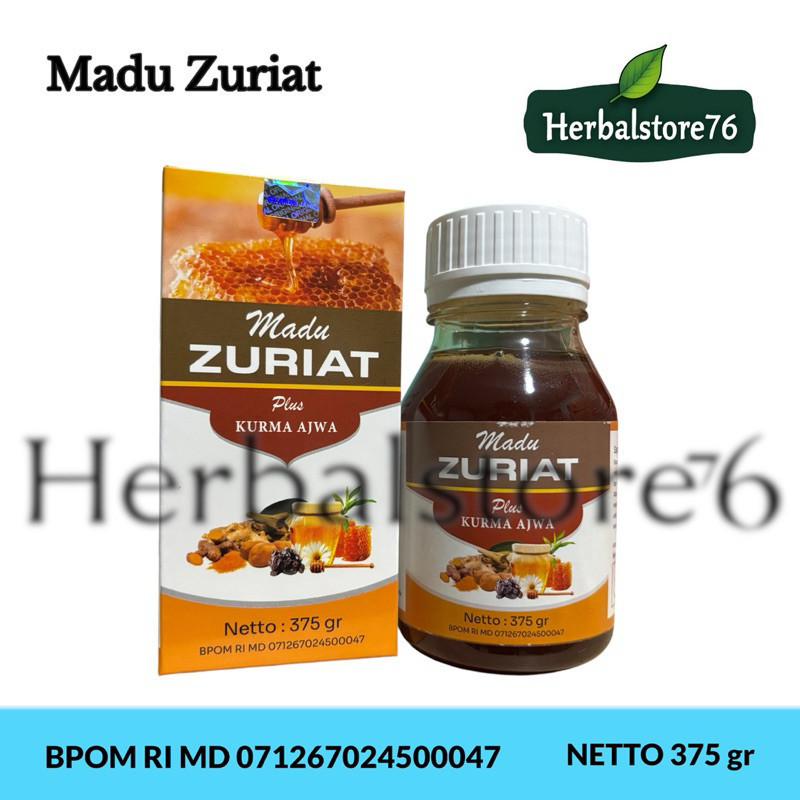 

Bintang Cahaya Herbal - Madu Zuriat Promil Plus Kurma Ajwa by Herbal Store