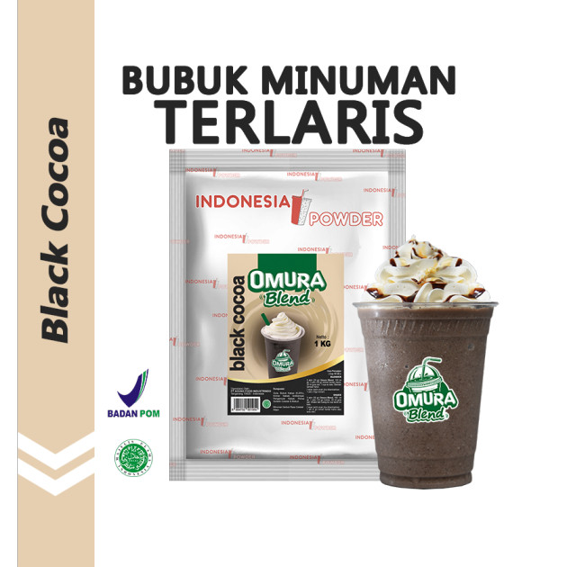 

OMURA Blend Bubuk Minuman Premium Rasa Black Cocoa Powder Drink 1 Kg Omura Powder