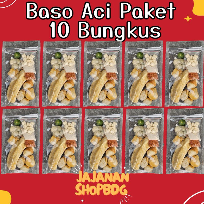 

Baso Aci Paket Usaha / Baso Aci Isi 10Pcs / Baso Aci Instan / Baci / Boci / Baso Aci Viral