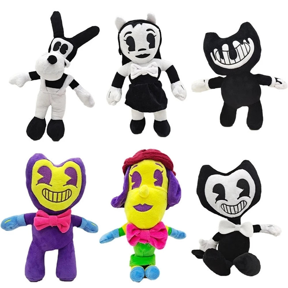 25cm Plush Bendy Doll And The Plush Ink Machine Toys StuffedThriller Game Plush Doll Soft Toys For  